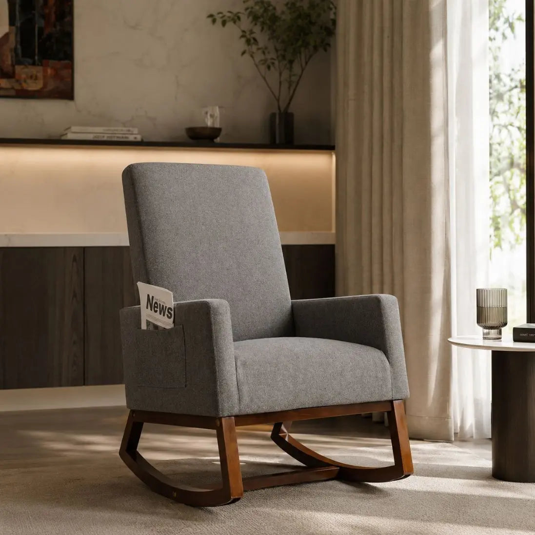 The Sienna Wooden Rocking Chair