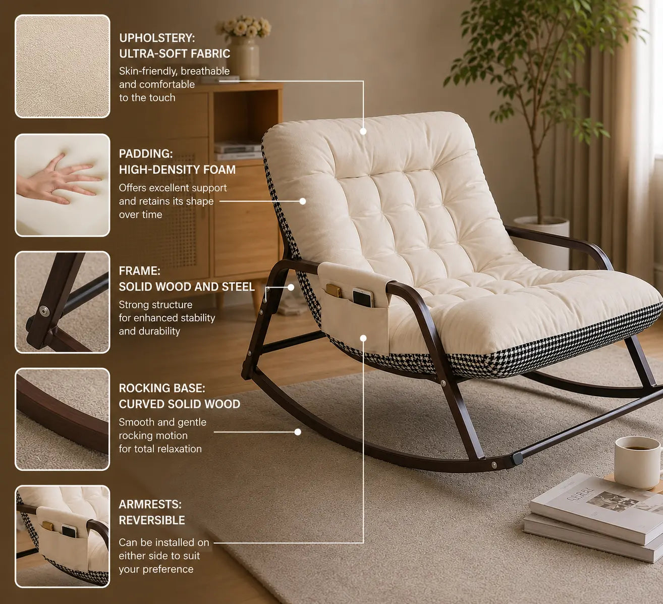 The STELLA Comfort Rocking Chair