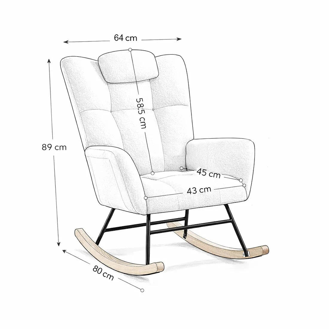 The Orion Nursing Rocking Chair