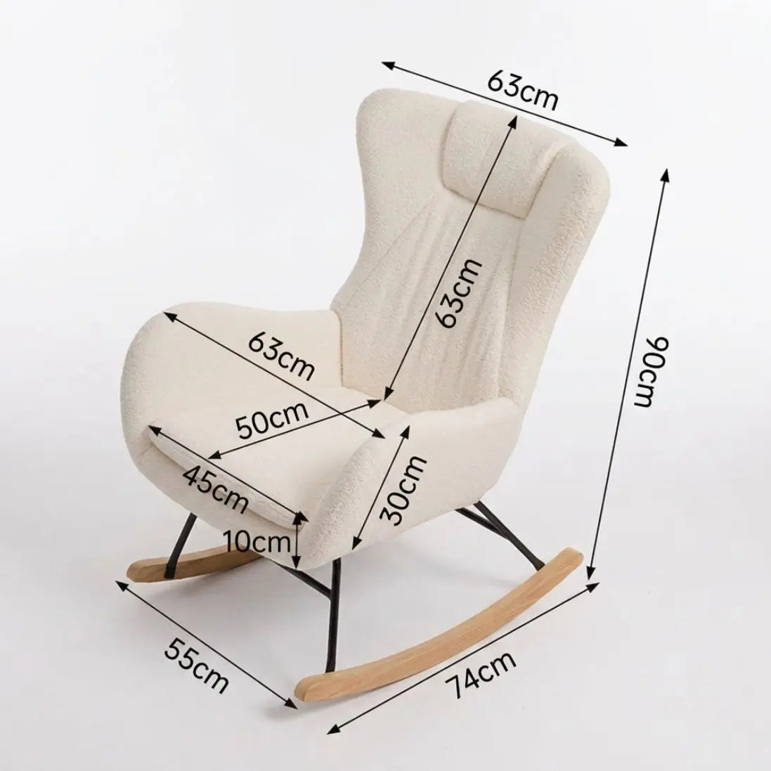 The Solena Nursing Rocking Chair