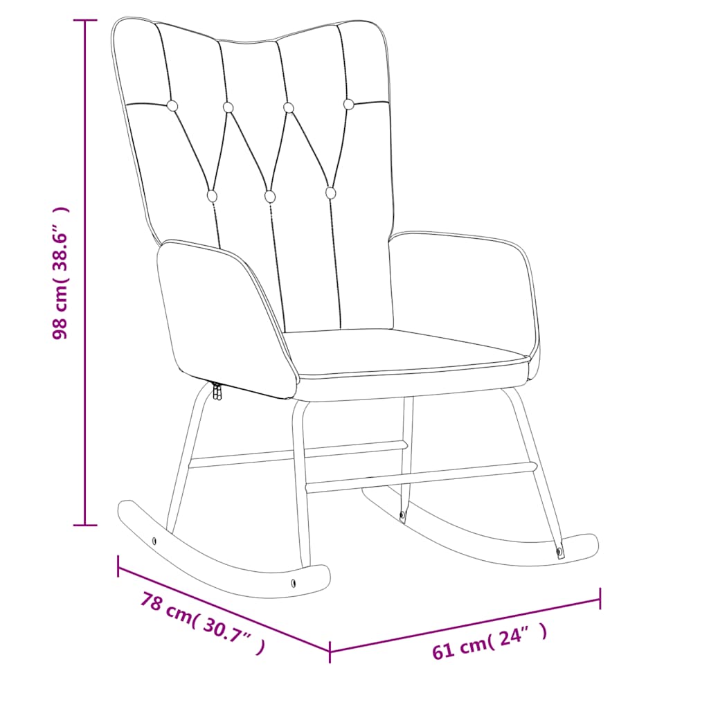 The Luna Nursing Rocking Chair