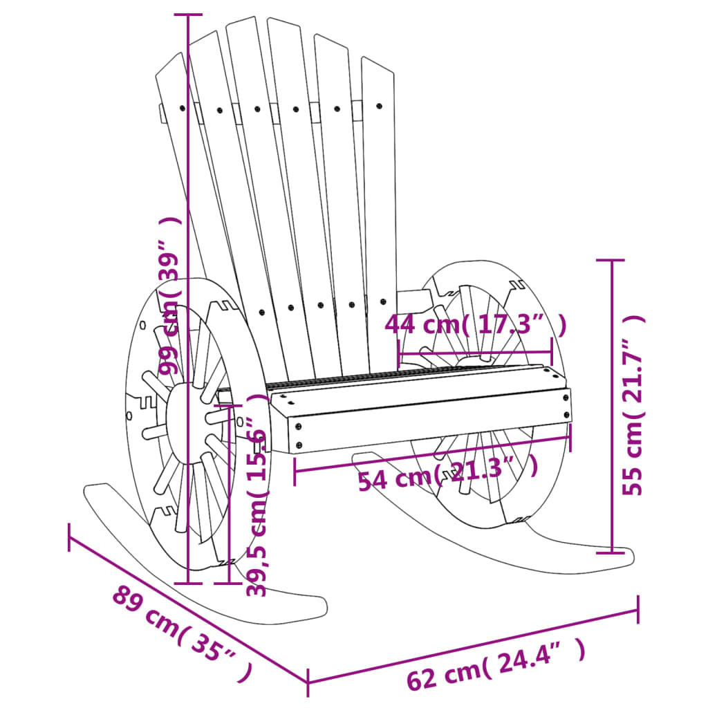 The Haven Outdoor Rocking Chair