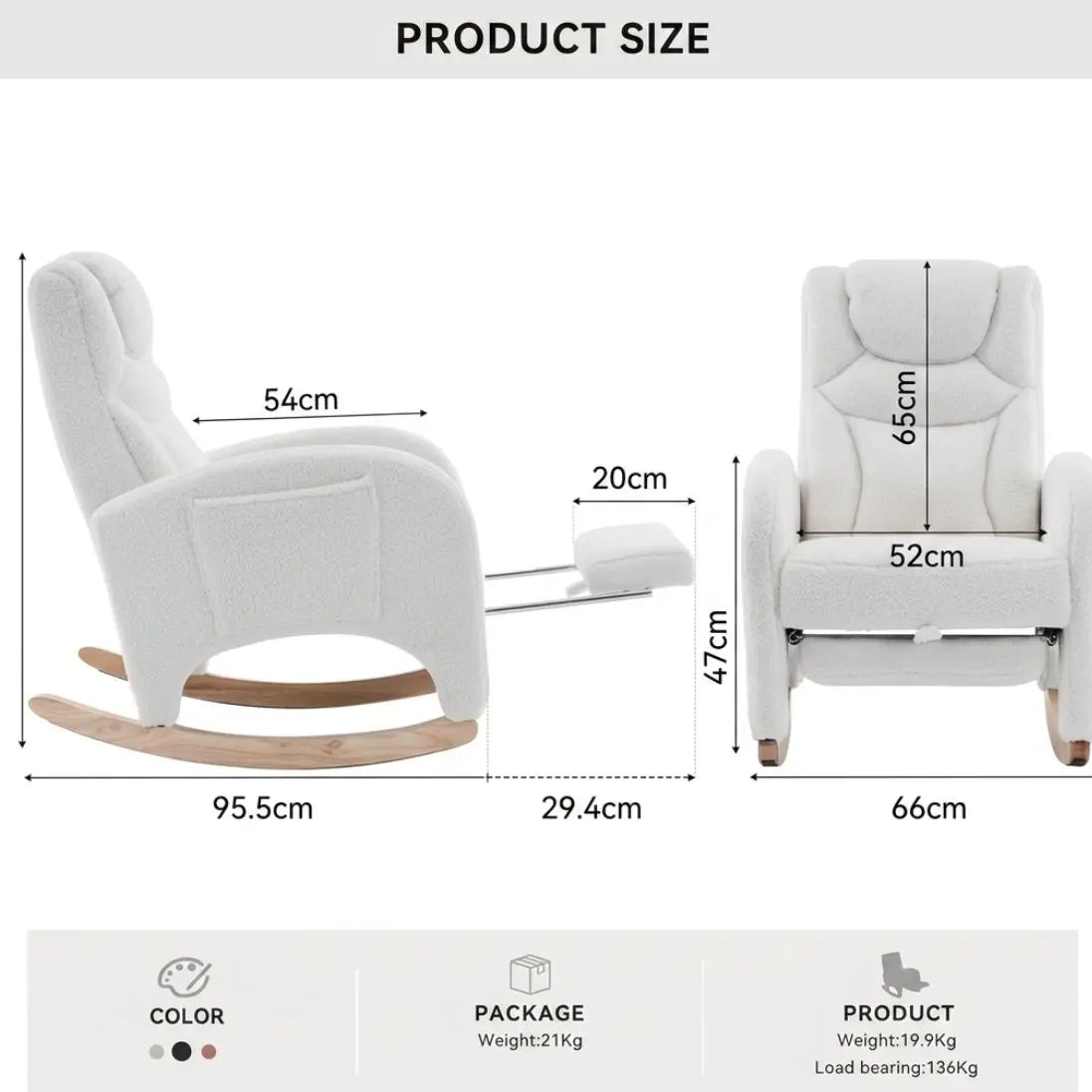 The Celine Nursing Rocking Chair