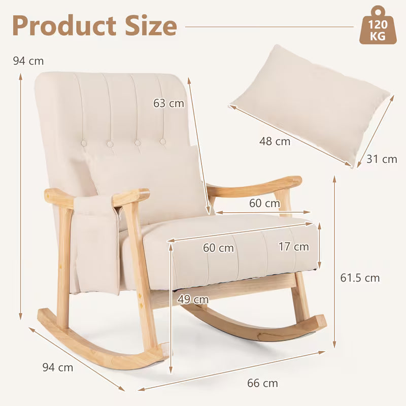 The LUCILE Nursing Rocking Chair