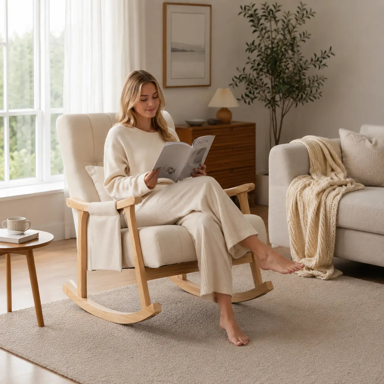 The LUCILE Nursing Rocking Chair