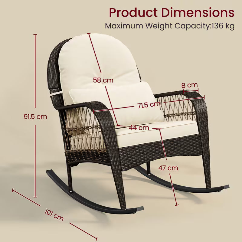 The LIAM Outdoor Rocking Chair