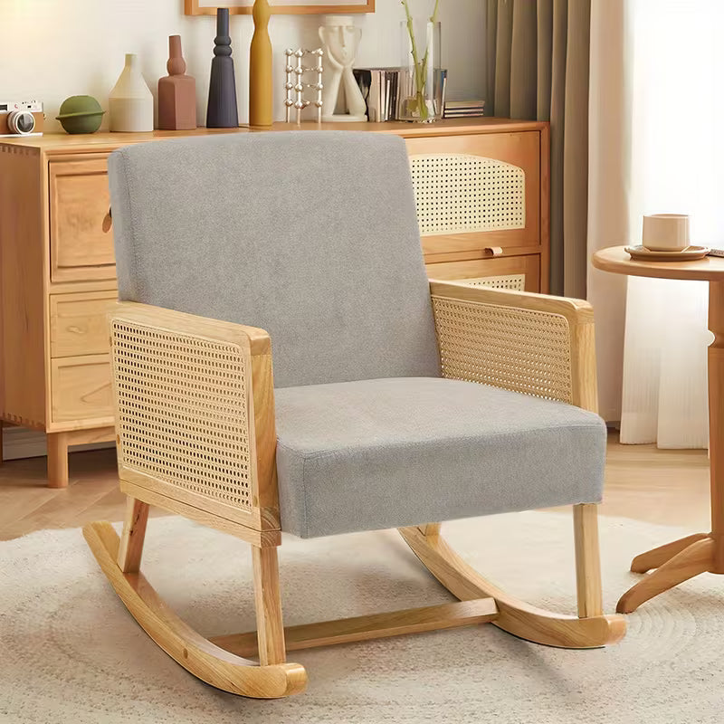 The NORA Rattan Rocking Chair