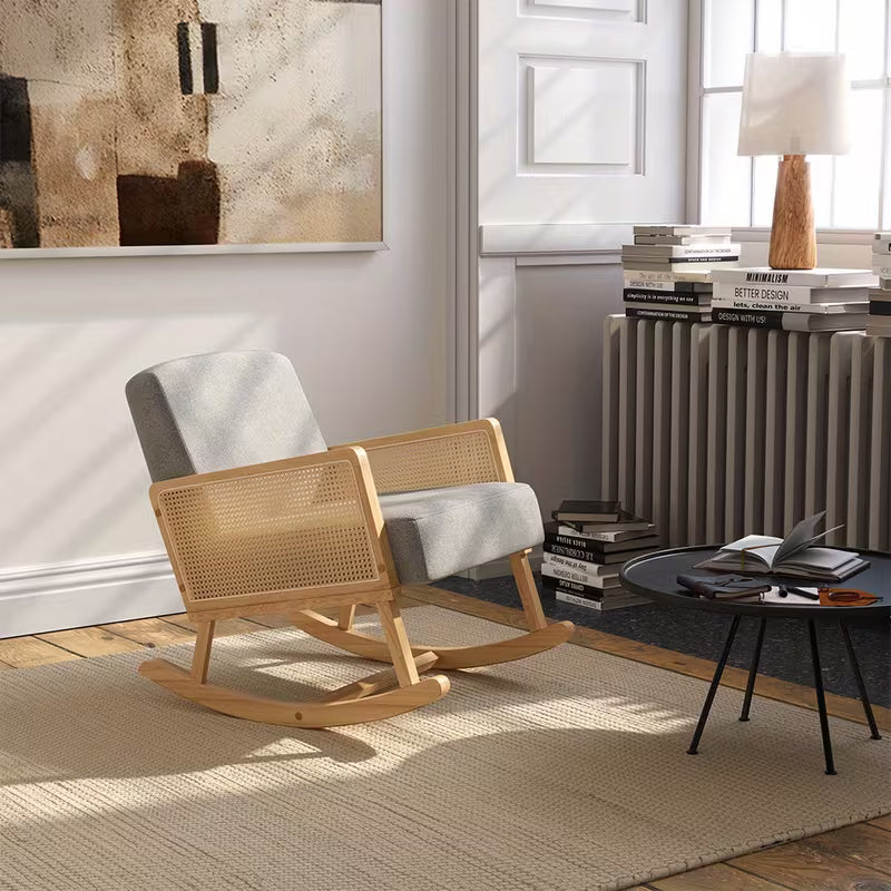 The NORA Rattan Rocking Chair