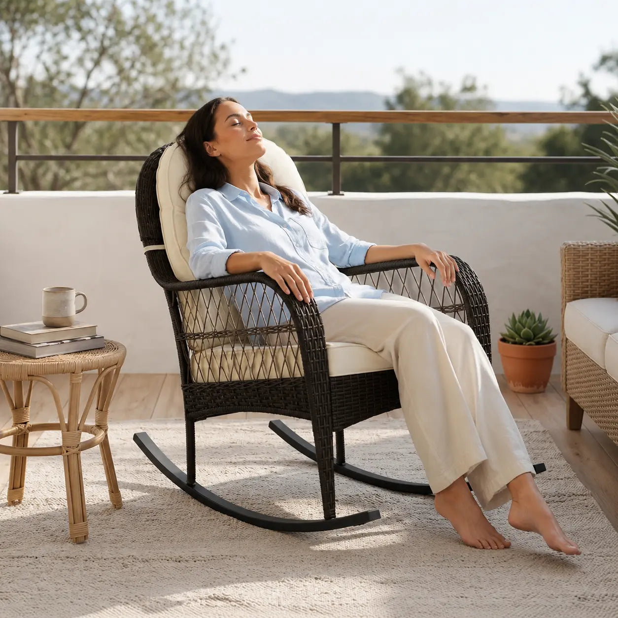 The LIAM Outdoor Rocking Chair