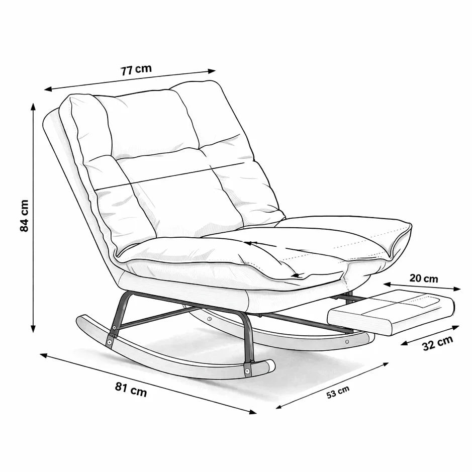 The Atlas Reclining Rocking Chair