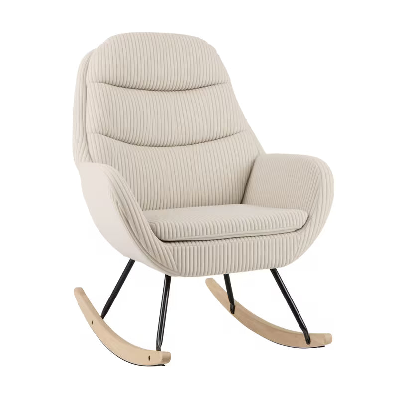 The EMMA Upholstered Rocking Chair