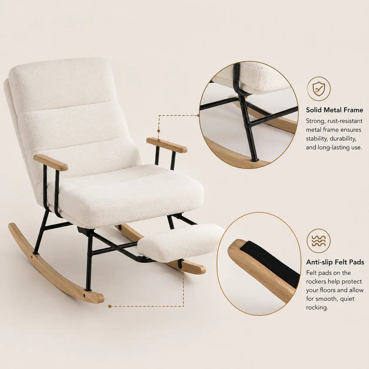 The ALMA Reclining Rocking Chair