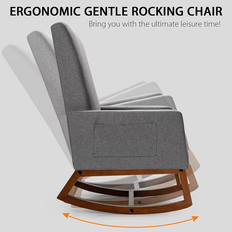 The Sienna Wooden Rocking Chair