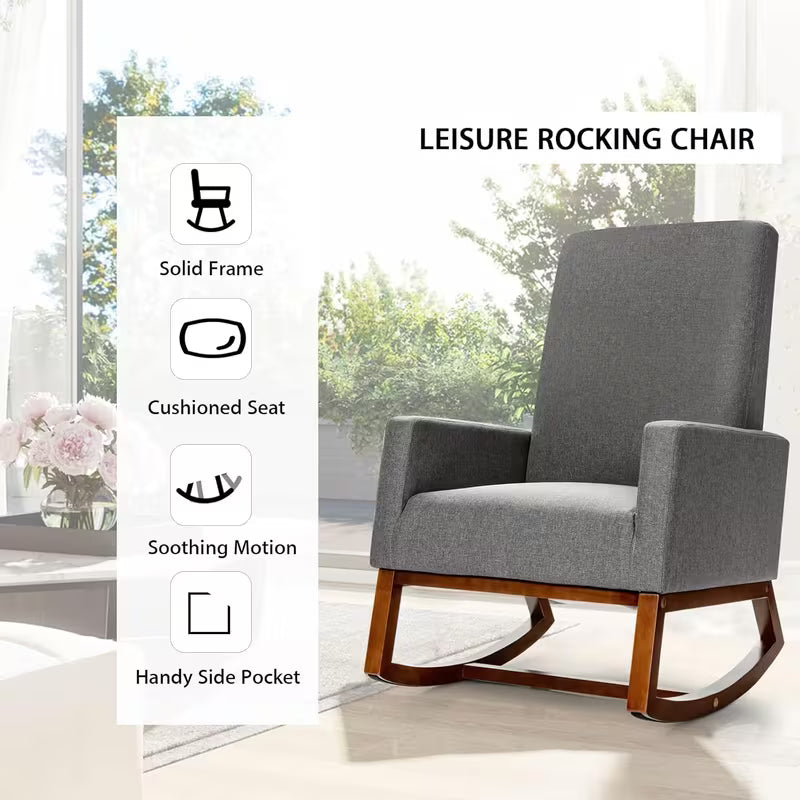 The Sienna Wooden Rocking Chair